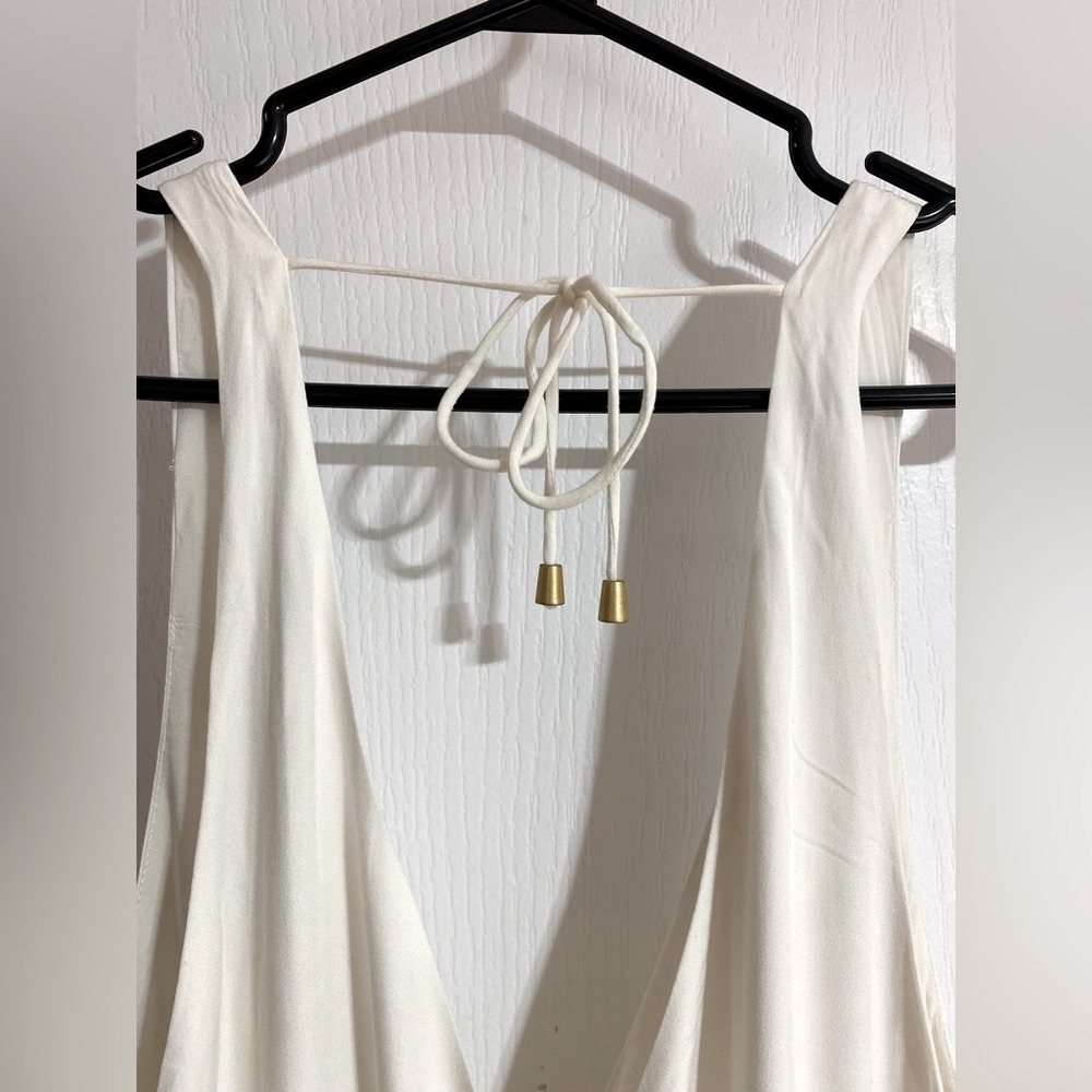 NWT LSPACE Emma Maxi Boho Lightweight Slit Summer Beach Coverup Dress Size Large - Picture 11 of 16